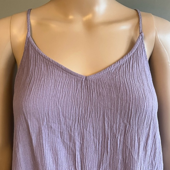 SOLD! Hippie Rose Medium Lavender Lilac Flowy Halter Boho - Picture 2 of 6